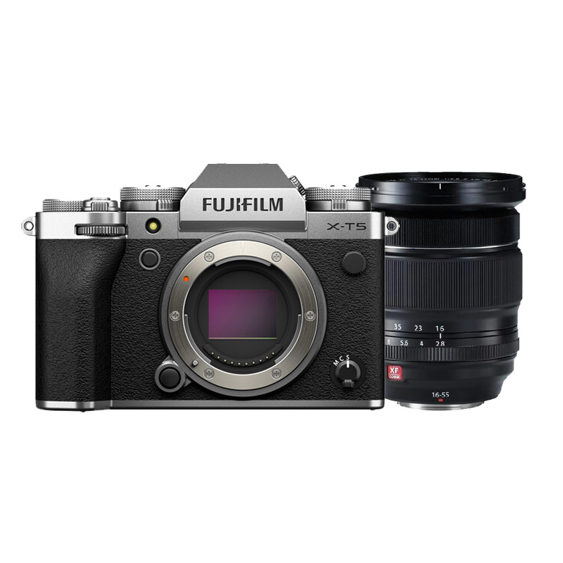 Fujifilm X-T5 silver + XF 16-55mm